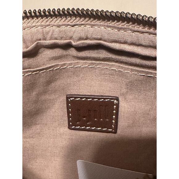 J. Jill Clutch Wristlet Pouch Raffia Striped with Tasseled Boho Resort Beach - Picture 5 of 8